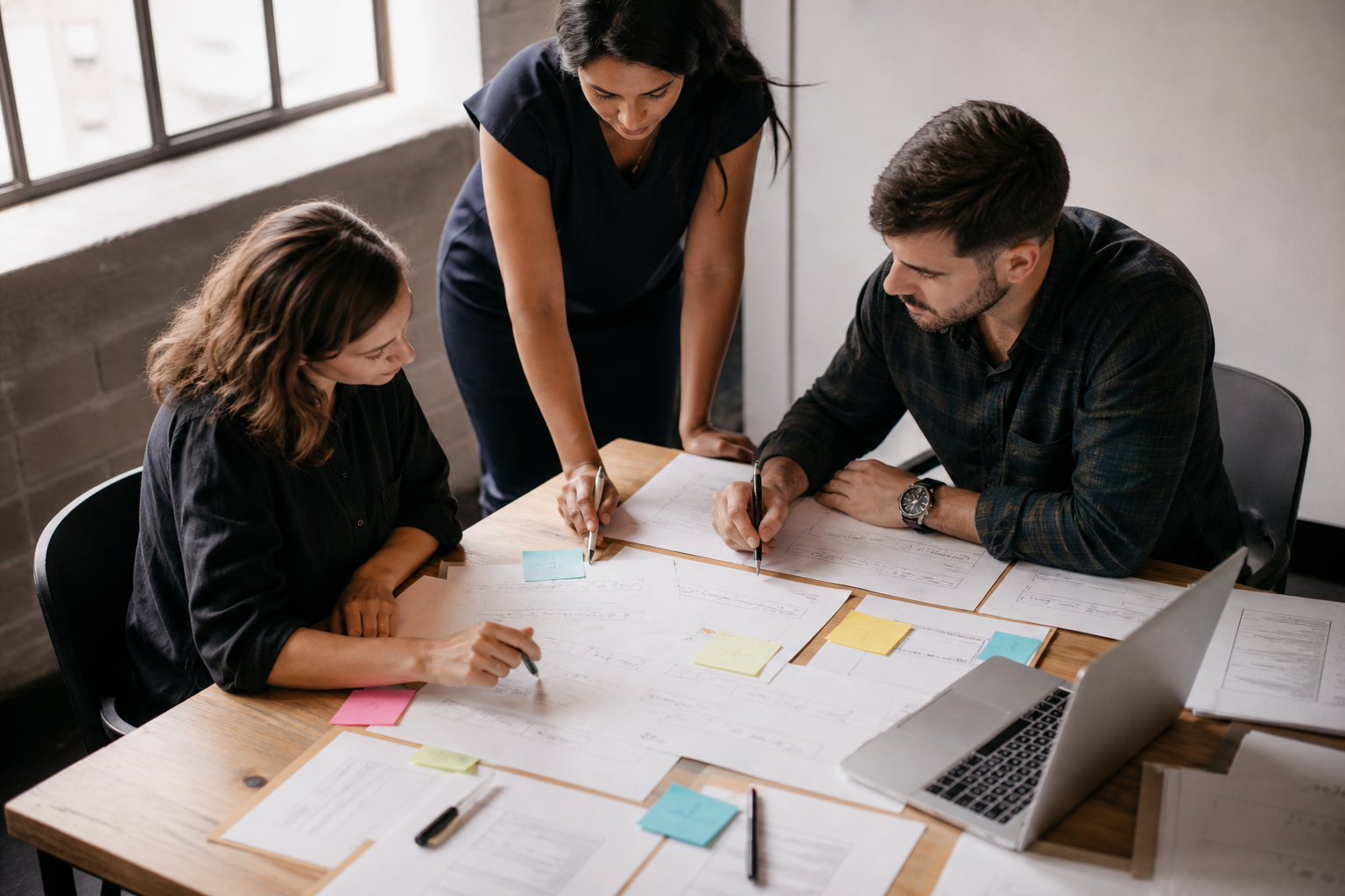 Team mapping process steps and exceptions before automation