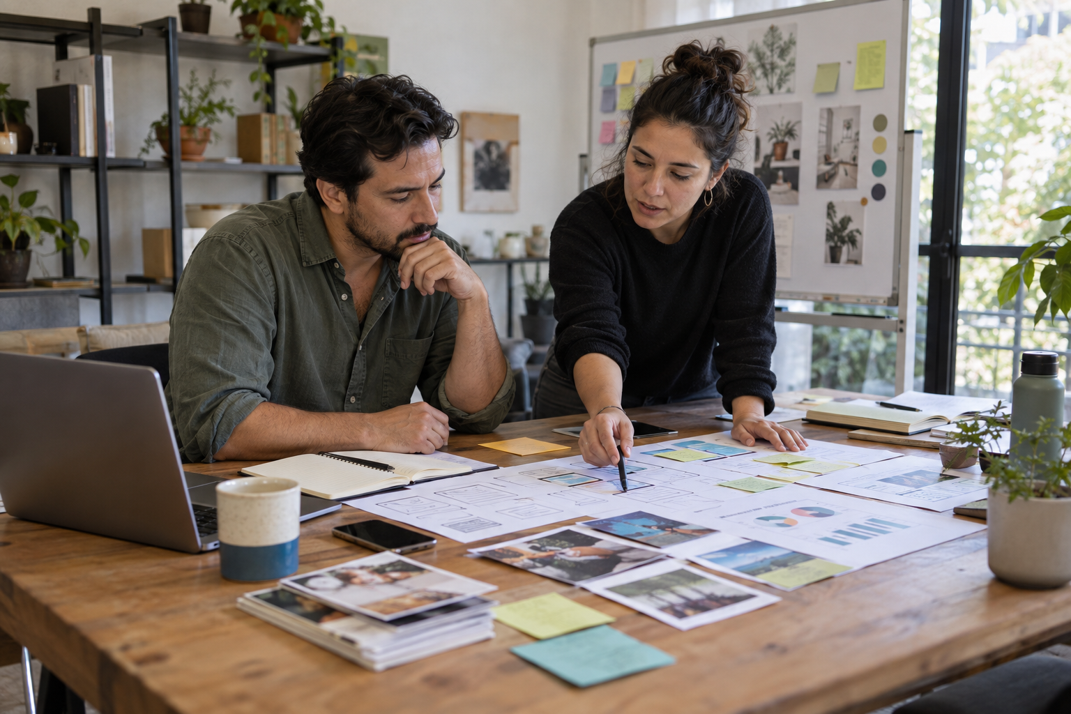 Equipo definiendo el recorrido del cliente y las prioridades de crecimiento