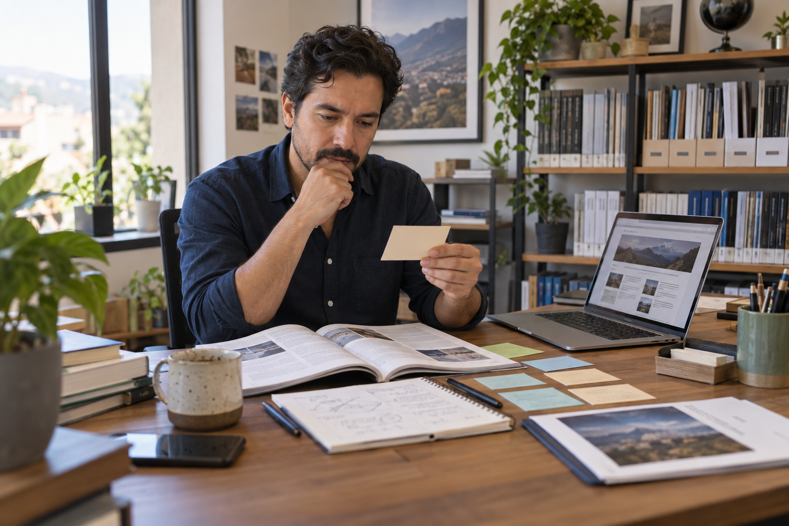Founder turning an in-depth blog article into a concise idea for LinkedIn